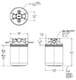 Dimensional Image for In-Line Spin-On Filter - MF Series (250 PSI) - 3