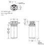 Dimensional Image for In-Line Spin-On Filter - MF Series (250 PSI) - 5