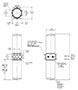 Dimensional Image for In-Line Duplex Spin-On Filter - MFD Series (250 PSI)