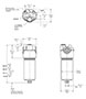 Dimensional Image for In-Line Mobile Filter - MFM Series (4060 PSI)