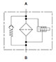 Hydraulic Symbol for In-Line Mobile Filter - MFX Series (725 PSI)