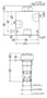 Dimensional Image for RP Cartridge Valves-Check Valves and Load, Poppet Type (RP16A-01)