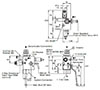 Dimensional Image for Type SAF Safety & Shut-off Blocks (2120848)