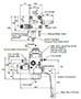 Dimensional Image for Type SAF Safety & Shut-off Blocks (2122223)