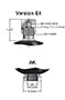 Dimensional Image for Type SBO Diaphragm Accumulators (4070372)