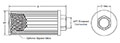 Dimensional Image for SFE IN-Tank Strainers