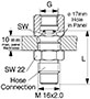 Dimensional Image for 1620 Series Test Points/Hoses (6003768)