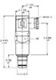 Dimensional Image for VM: Medium Pressure Type D: Visual & Electrical Switch (304656)