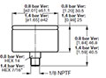 Dimensional Image for VMF-VR: Low Pressure / Return Type E/ES: Gauge (2701776)