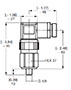 Dimensional Image for VMF-VR: Low Pressure / Return Type J: Electrical Switch (2701876)