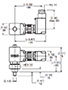 Dimensional Image for VMF-VR: Low Pressure / Return Type LZ: Visual & Electrical Switch (317257)