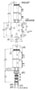 Dimensional Image for 4-Way, 3 Position, Direct Acting, Spool Type Valve (WK08E-01)