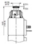Option M Non-Detented for 4-Way, 3 Position, Direct Acting, Spool Type Valve (WK10E-01)