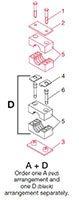 HRL Arrangement A+D for Clamps, DIN 3015 - Light Duty