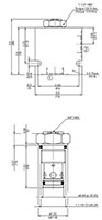 Dimensional Image for RV Cartridge Valves-Check Valves and Load, Ball Type (RV12A-01)