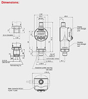 Dimensional Image for EDS 33XX Pressure Switch (908728)