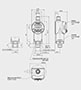 Dimensional Image for EDS 34XX Pressure Switch