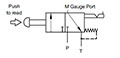 Hydraulic Symbol for MA1 Gauge Isolators