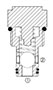 RV Cartridge Valves-Check Valves and Load, Ball Type (RV08A-01)