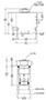 Dimensional Image for RV Cartridge Valves-Check Valves and Load, Ball Type (RV12A-01)
